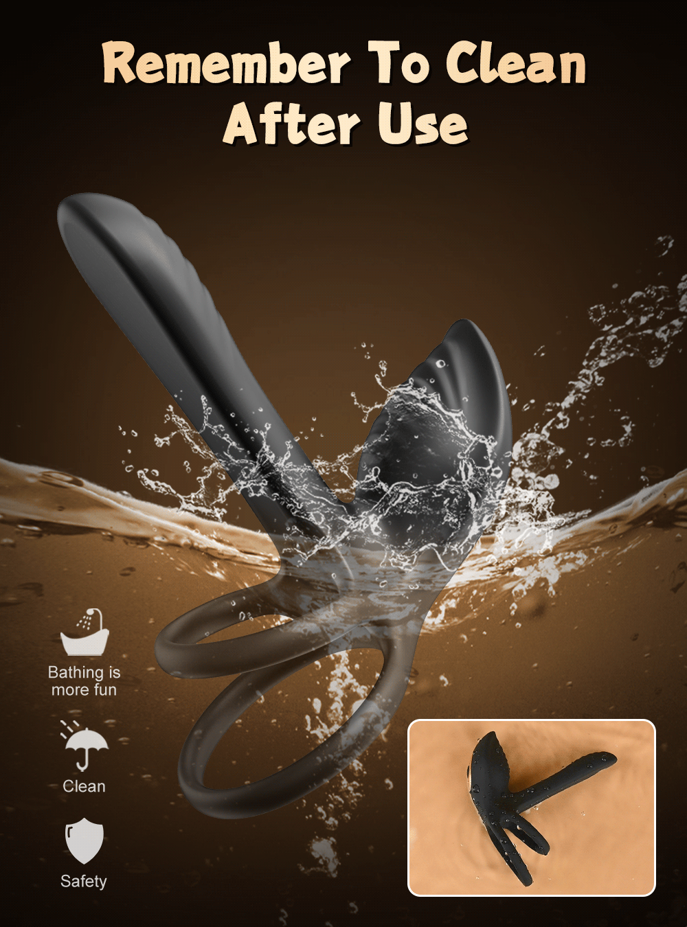 The Rose Smoke - App-Controlled Pleasure Ring