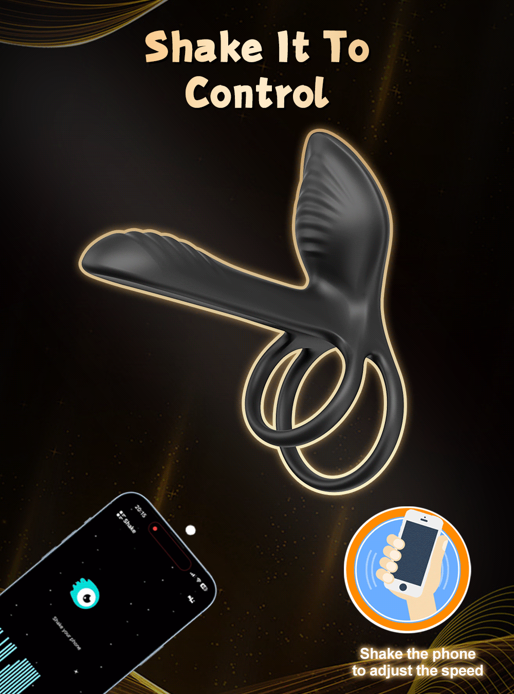 The Rose Smoke - App-Controlled Pleasure Ring