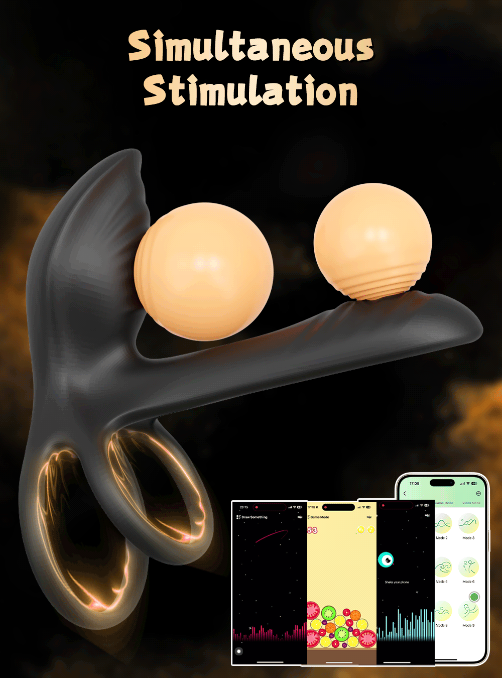 The Rose Smoke - App-Controlled Pleasure Ring