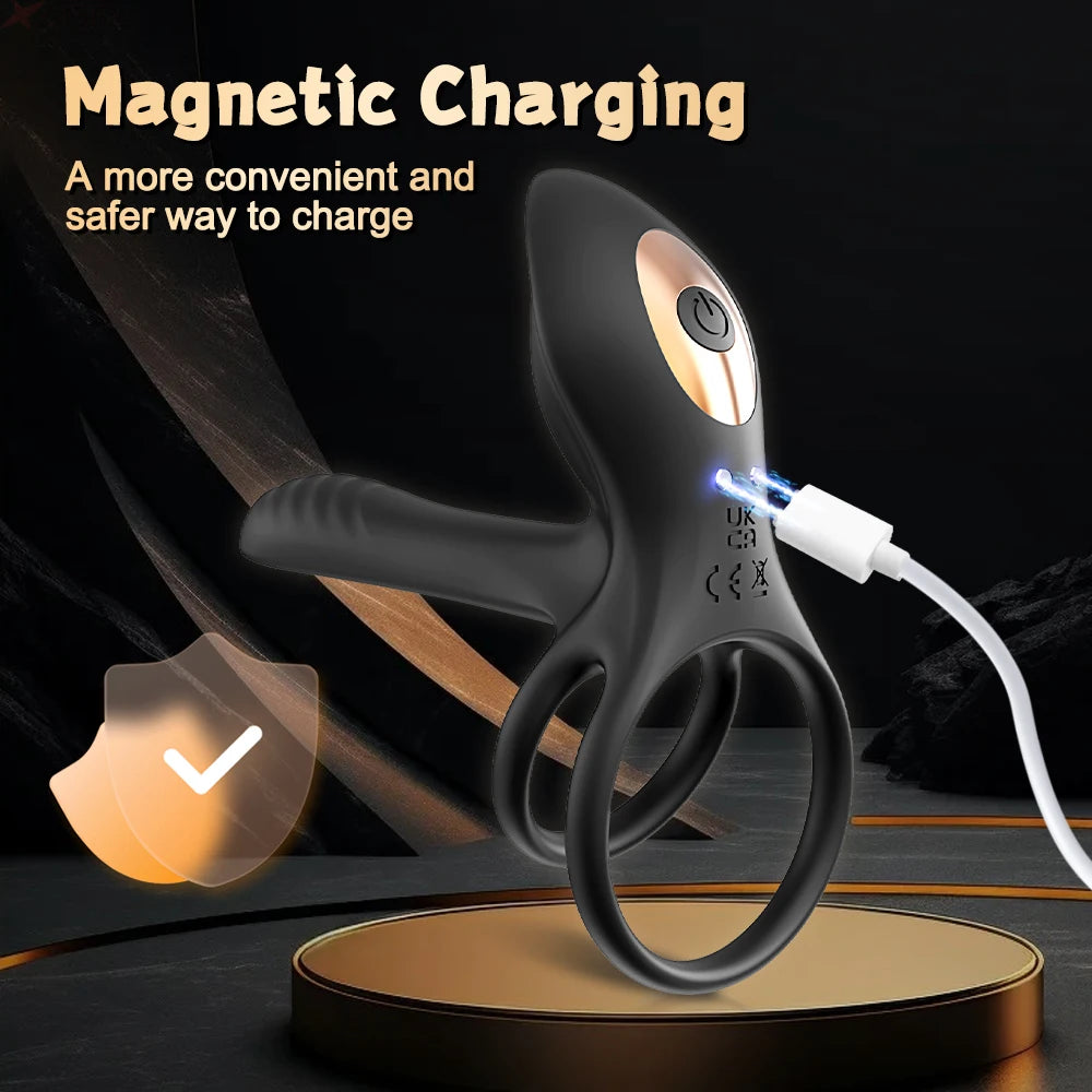 The Rose Smoke - App-Controlled Pleasure Ring