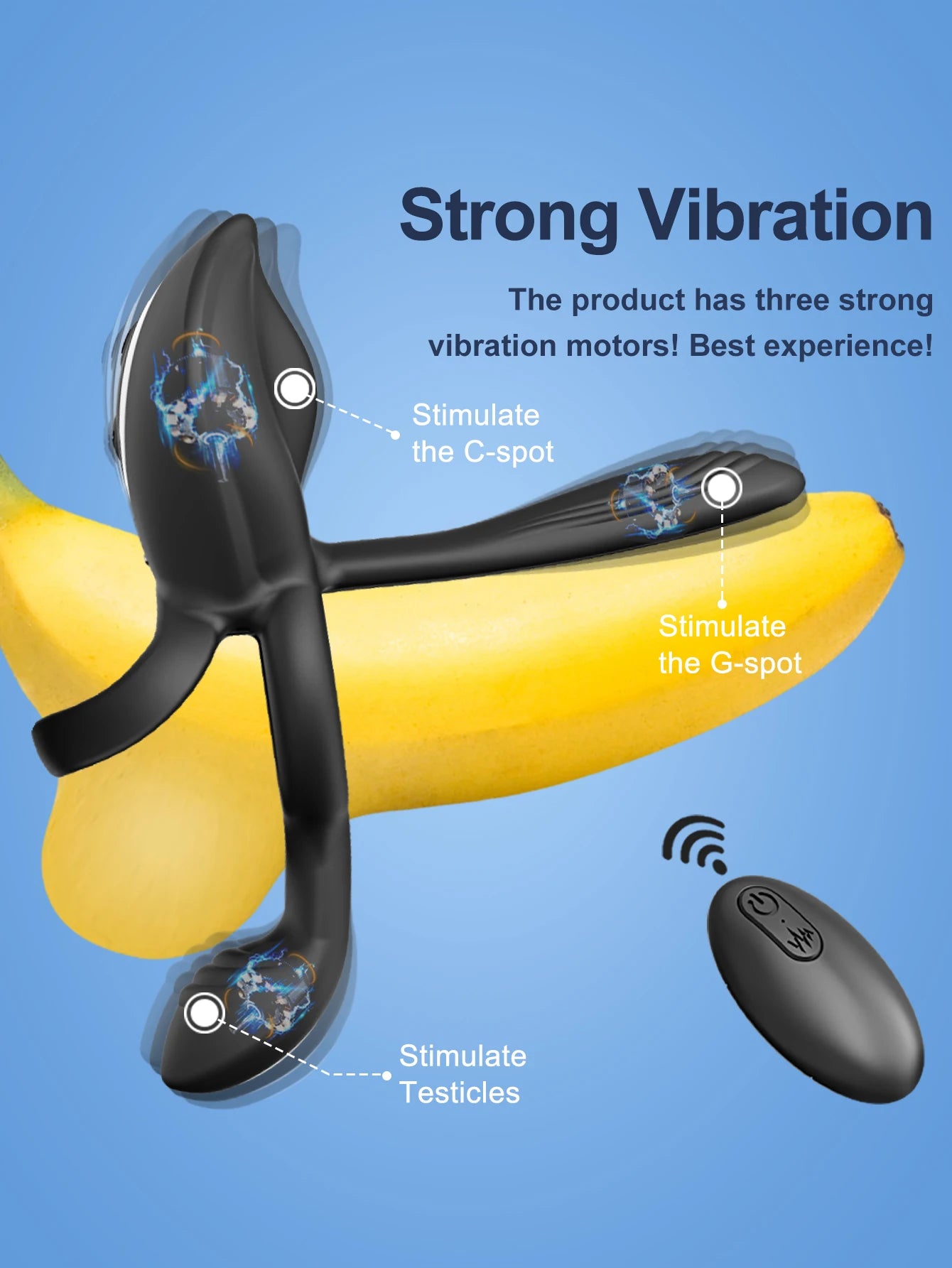 The Rose Smoke - Vibrating Desire Cock Ring