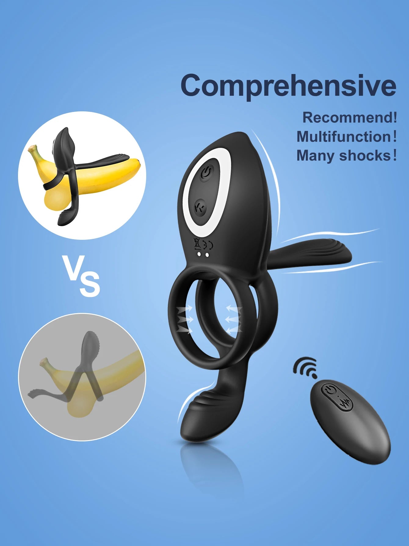The Rose Smoke - Vibrating Desire Cock Ring
