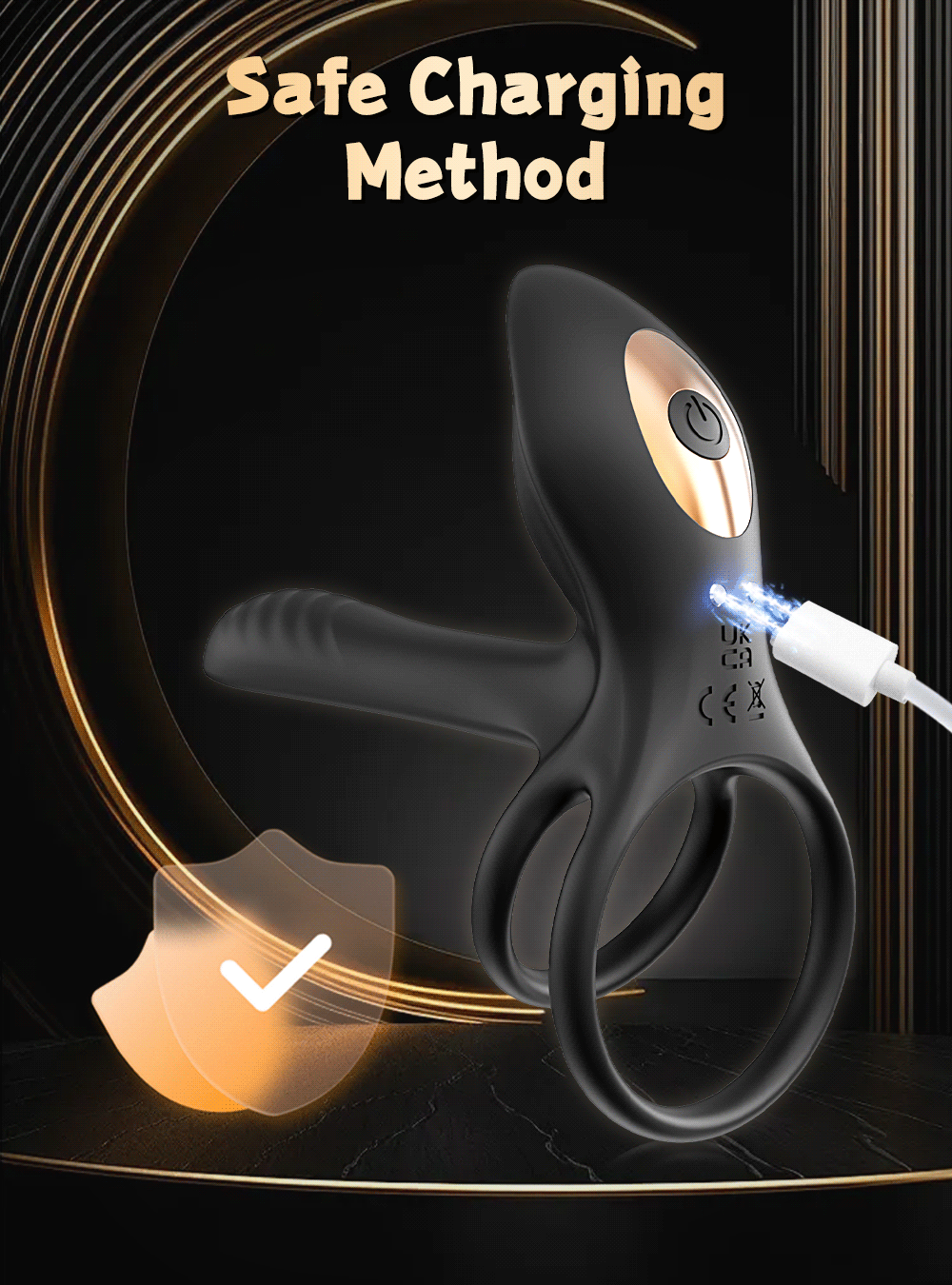 The Rose Smoke - App-Controlled Pleasure Ring