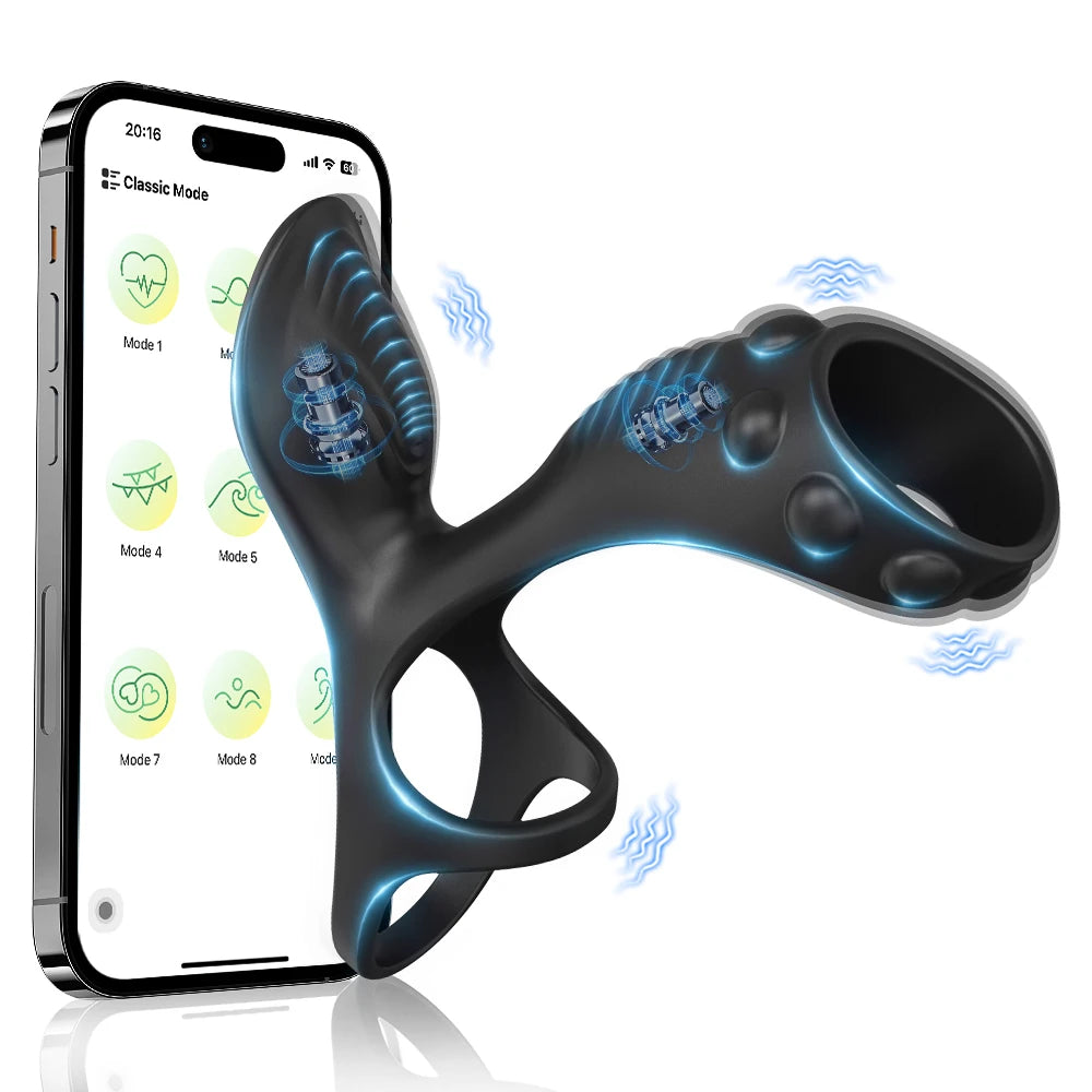 The Rose Smoke - App-Controlled Pleasure Ring