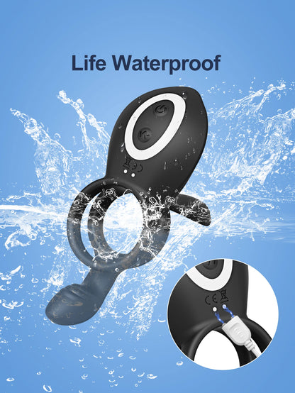 The Rose Smoke - Vibrating Desire Cock Ring